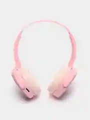 Розовый детские беспроводные наушники "Единорог" WIRELESS ВТ002 unicorn
