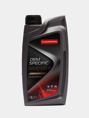 Автомобильное моторное синтетическое масло Champion OEM Specific 5W30 MS-F, 1 л, Бельгия