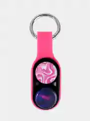 Розовый игрушка антистресс Pop Puck (поп пак), магнитный брелок, шайбы, подарок