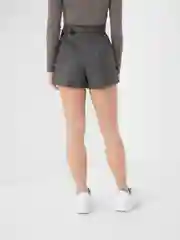 Серый шорты теплые