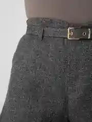 Серый шорты теплые