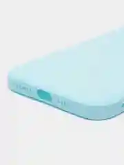 Голубой чехол для iPhone 14 / 14 Pro / 14 Plus / 14 Pro Max (айфон 14) силиконовый