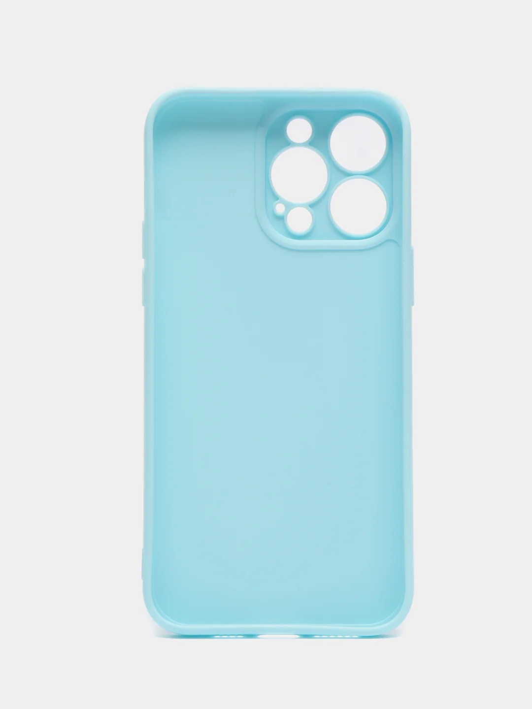 Голубой чехол для iPhone 14 / 14 Pro / 14 Plus / 14 Pro Max (айфон 14) силиконовый
