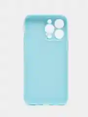 Голубой чехол для iPhone 14 / 14 Pro / 14 Plus / 14 Pro Max (айфон 14) силиконовый