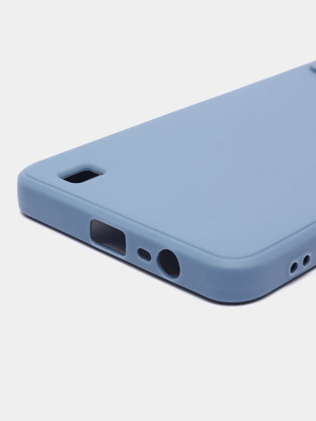Синий меланж чехол для Realme C30, C31, C33, C35  ( Реалми С30 С31 С33 С35 ) силиконовый, прозрачный