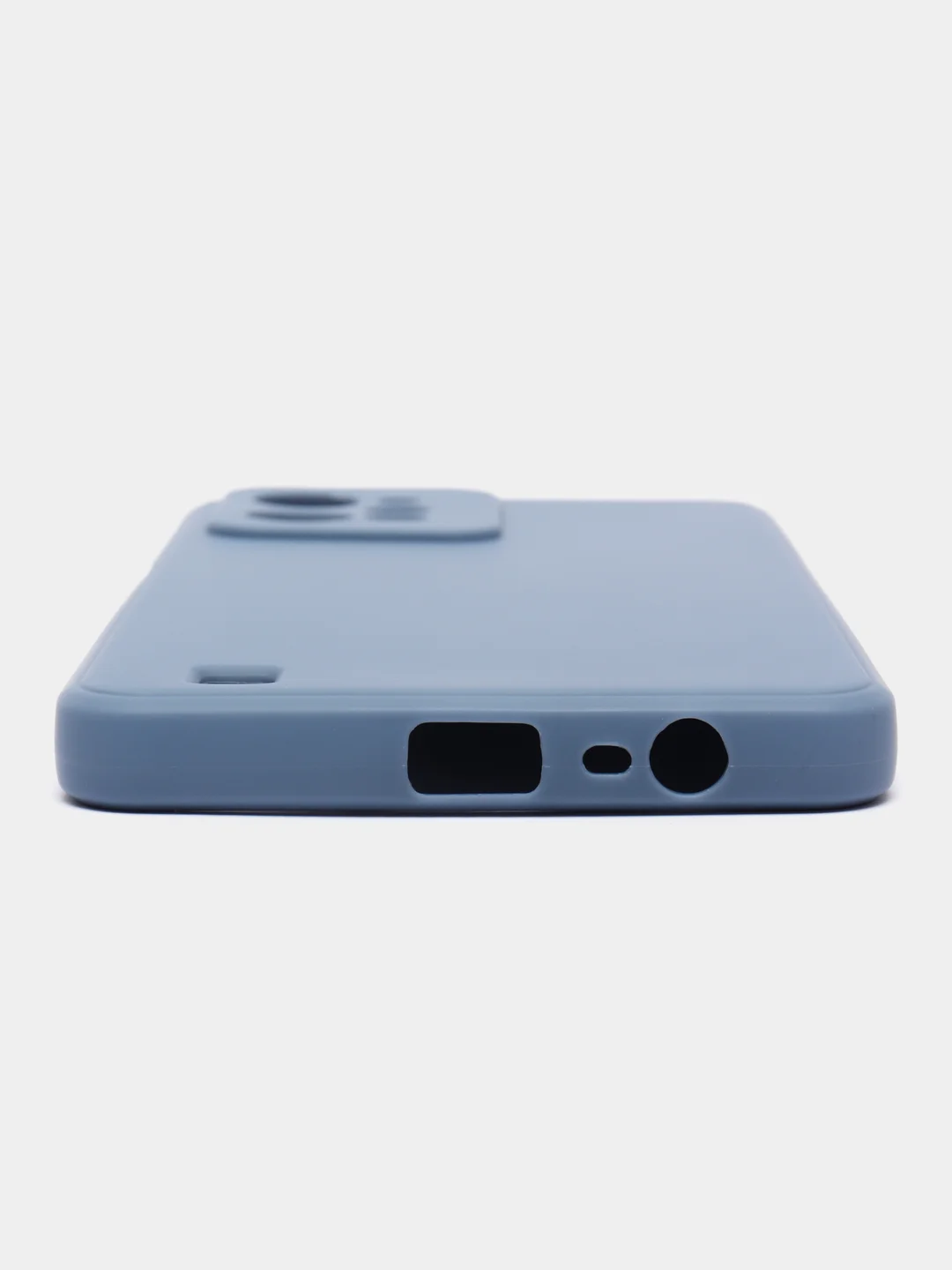 Синий меланж чехол для Realme C30, C31, C33, C35  ( Реалми С30 С31 С33 С35 ) силиконовый, прозрачный