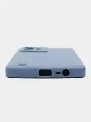 Синий меланж чехол для Realme C30, C31, C33, C35  ( Реалми С30 С31 С33 С35 ) силиконовый, прозрачный