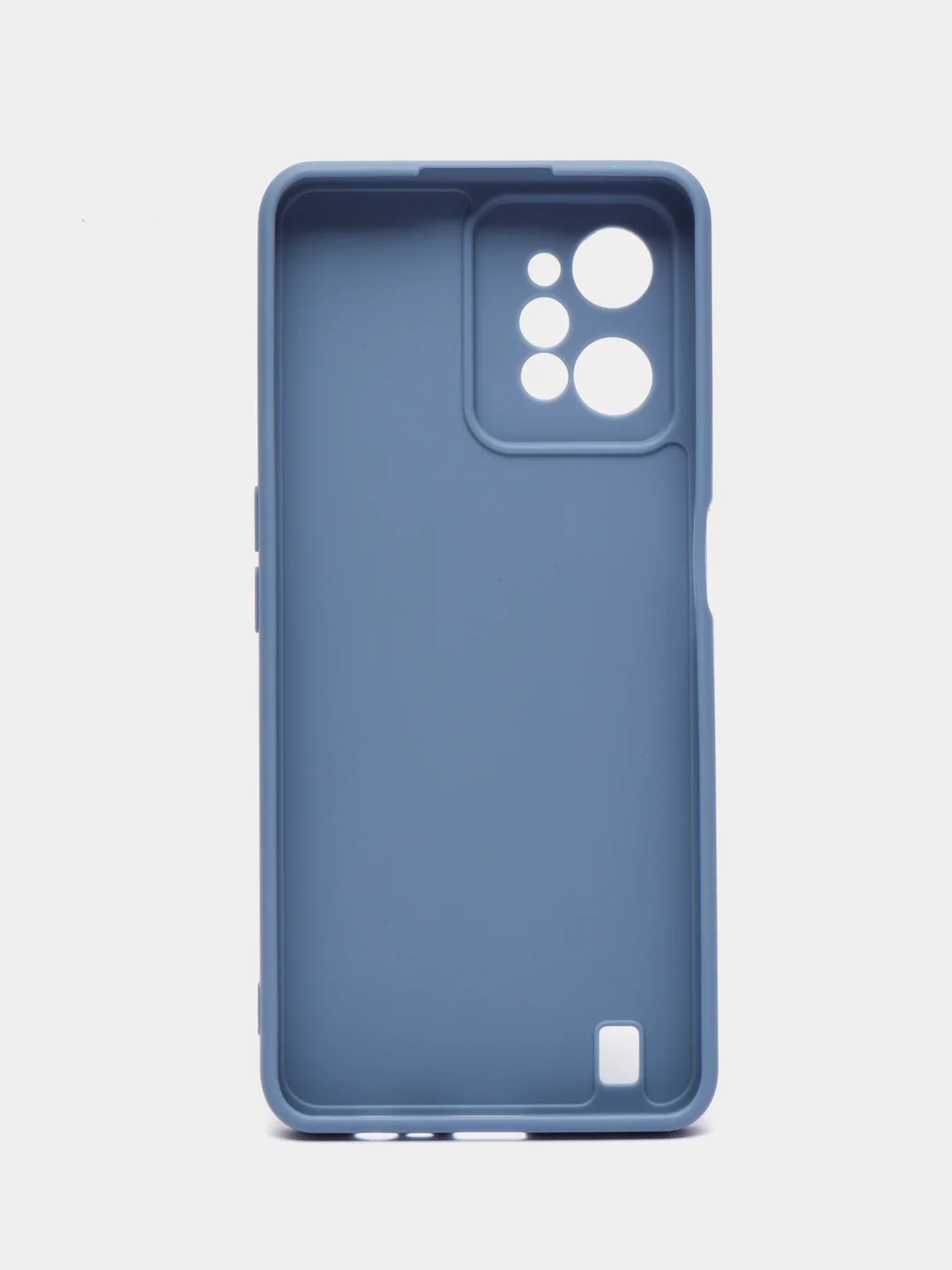 Синий меланж чехол для Realme C30, C31, C33, C35  ( Реалми С30 С31 С33 С35 ) силиконовый, прозрачный
