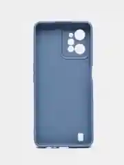 Синий меланж чехол для Realme C30, C31, C33, C35  ( Реалми С30 С31 С33 С35 ) силиконовый, прозрачный