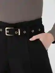 Черный шорты теплые