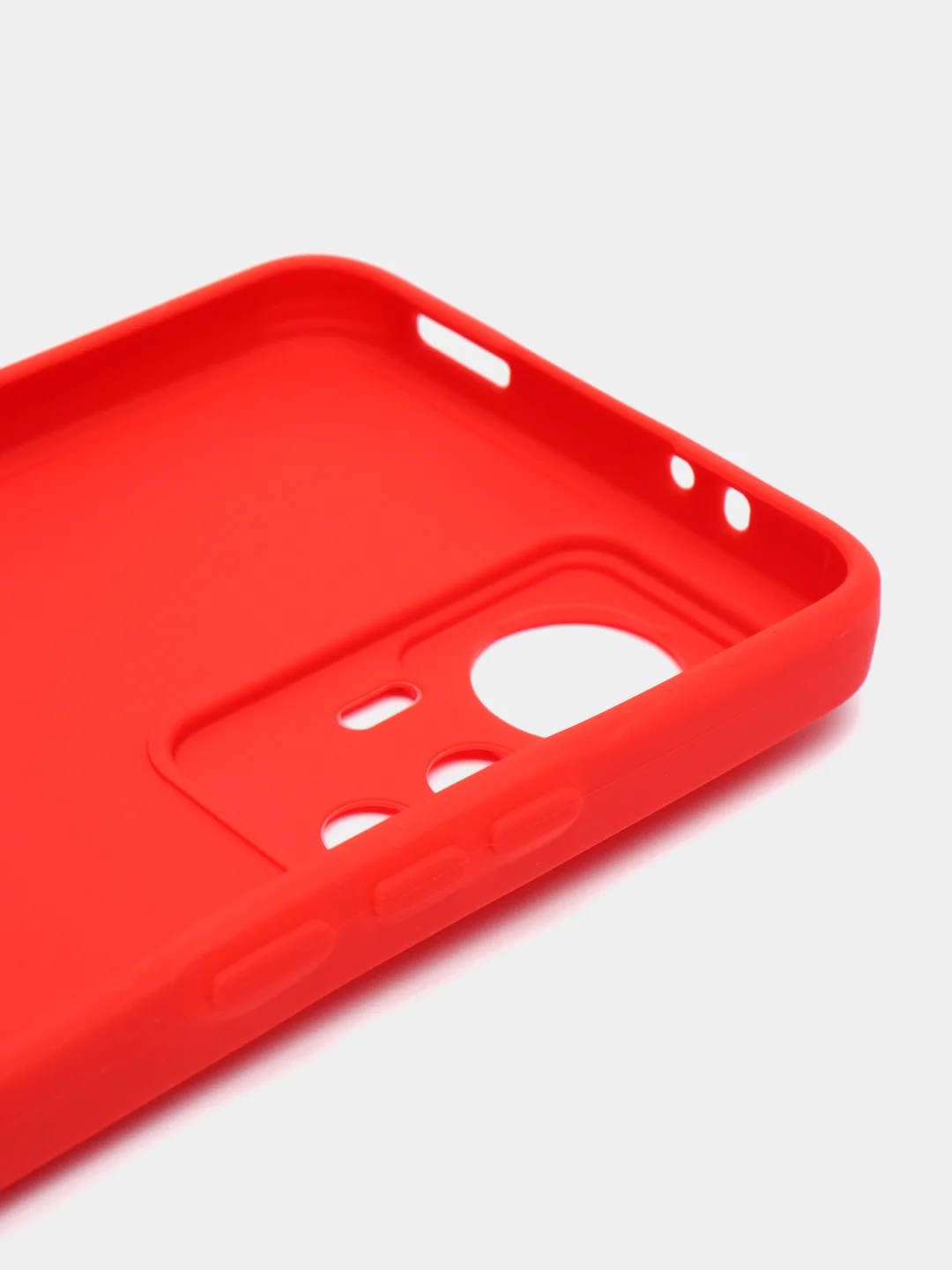 Красный чехол Xiaomi 12T / 12T Pro / Сяоми 12Т / 12Т Про силиконовый