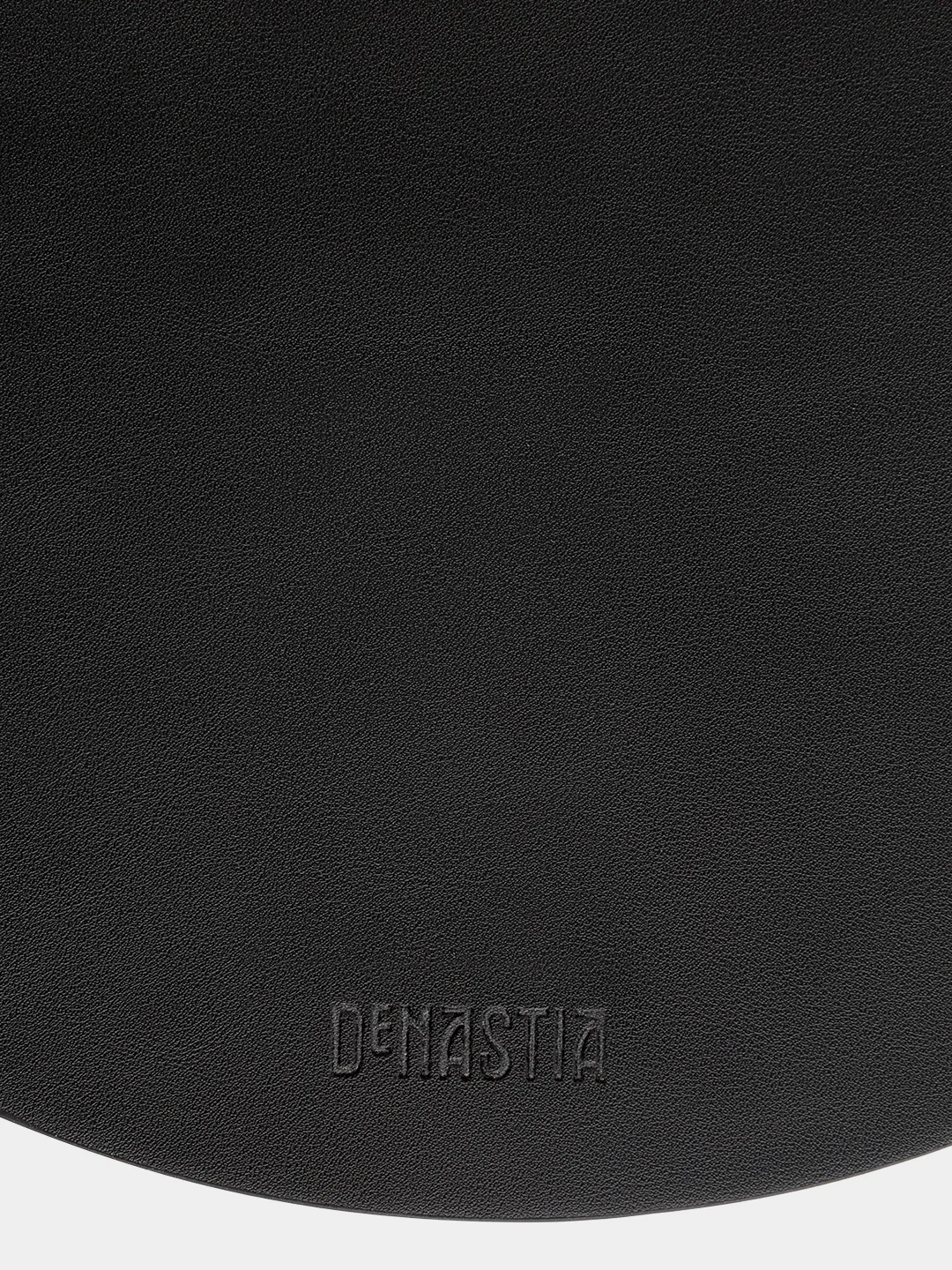 Салфетка сервировочная DeNASTIA "питон" D38см, иск кожа, цвет чёрный