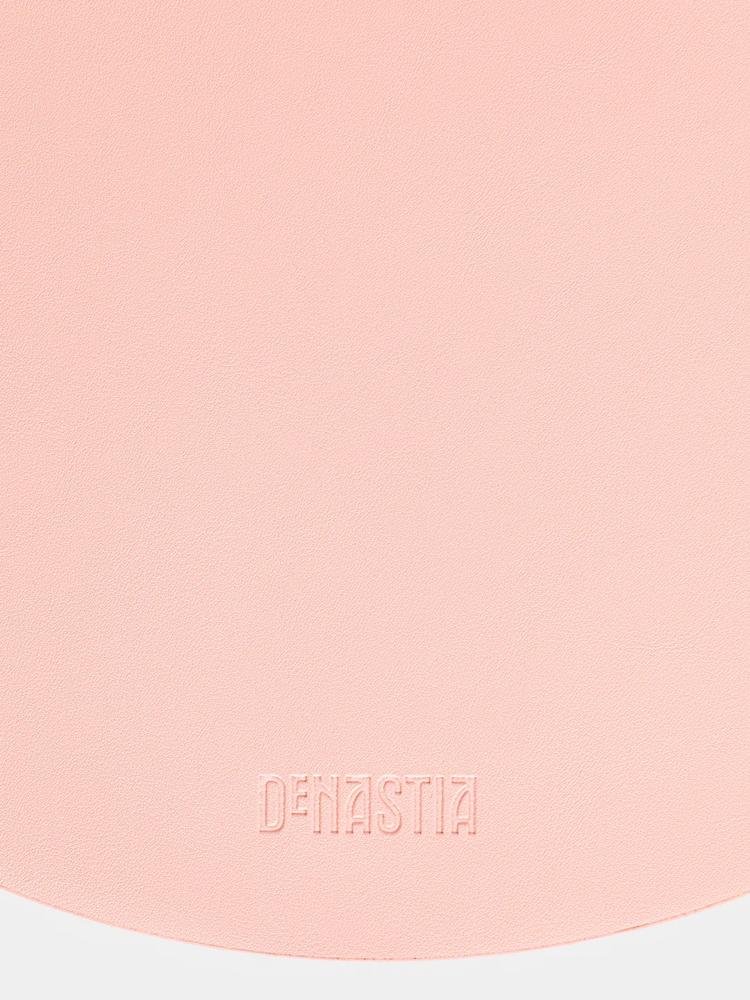 Салфетка сервировочная DeNASTIA "питон" D38см, иск кожа, цвет розовый