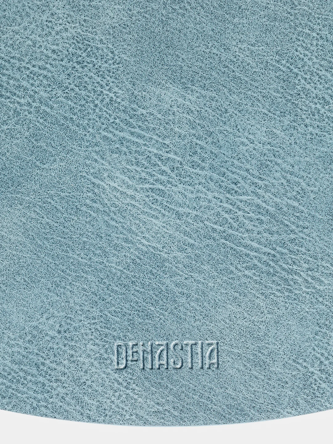 Салфетка сервировочная DeNASTIA "Камень", синяя, искусственная кожа, 45 х 36 cм
