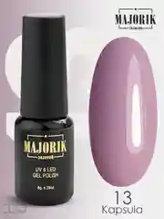 Сиреневый гель лак, гель-лак для ногтей Majorik Kapsula 13, 8g