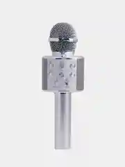 Серебряный караоке-микрофон Magic Acoustic Superstar, с Bluetooth