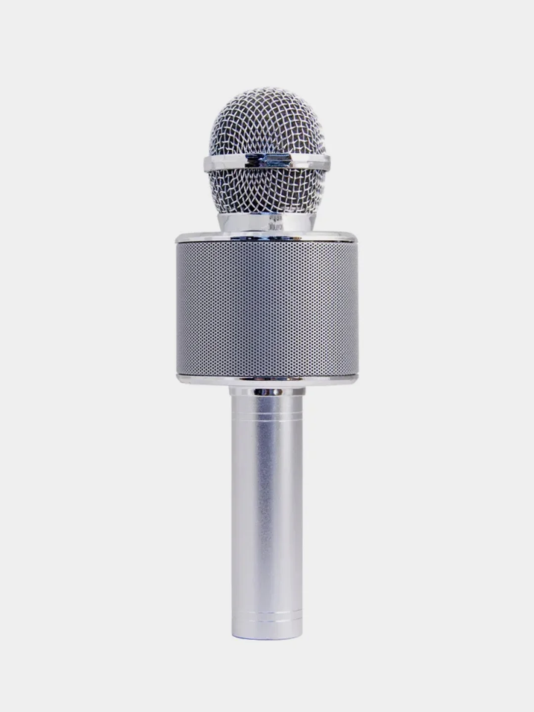 Серебряный караоке-микрофон Magic Acoustic Superstar, с Bluetooth