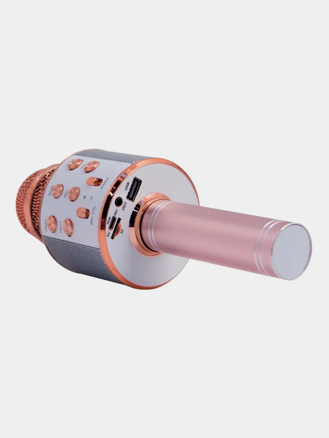 Золотой караоке-микрофон Magic Acoustic Superstar, с Bluetooth