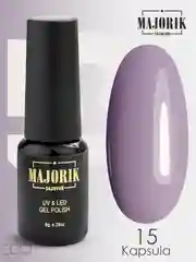 Гель лак, гель-лак для ногтей Majorik Kapsula 15, 8g