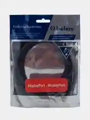 Черный кабель Belsis DisplayPort - DisplayPort, 8K, версия 1.4v, 165Hz, черный, 1,8 метра