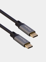 Кабель Belsis USB 3.2 Type C, 100W, 20 Гбит/с, металлические разъемы, длина 1,8 м.