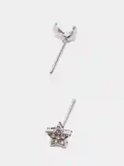 Серьги-кафф и клипсы в различных формах, 5 штук