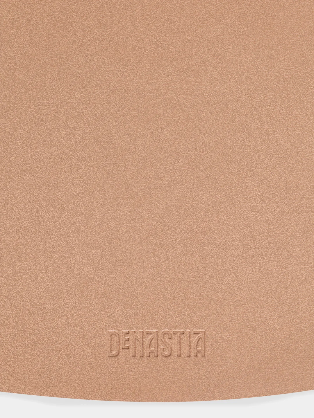 Салфетка сервировочная DeNASTIA "Питон", бежевая, искусственная кожа, 45 х 32 cм