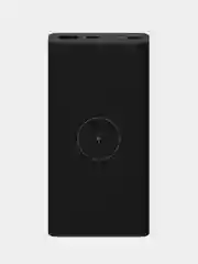 Внешний аккумулятор беспроводной Xiaomi Mi Wireless Power Bank, 10000мAч, черный, BHR5460GL