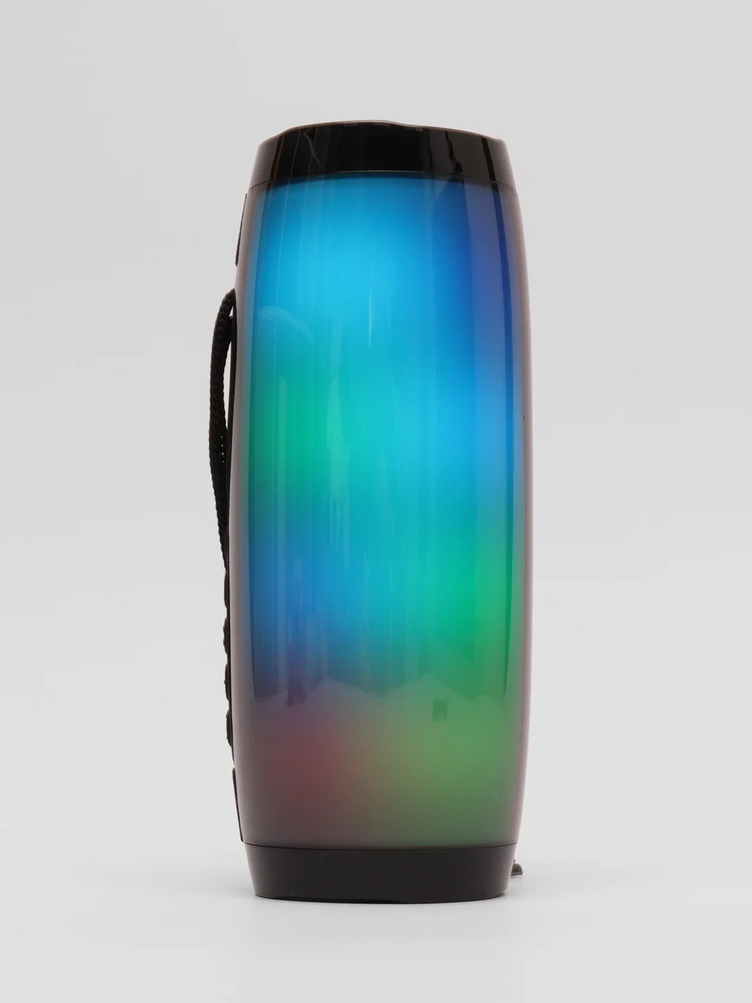 Черный портативная Bluetooth-колонка TG 157, с радио и светомузыкой, беспроводная