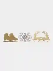 Аметистовый набор ёлочных игрушек