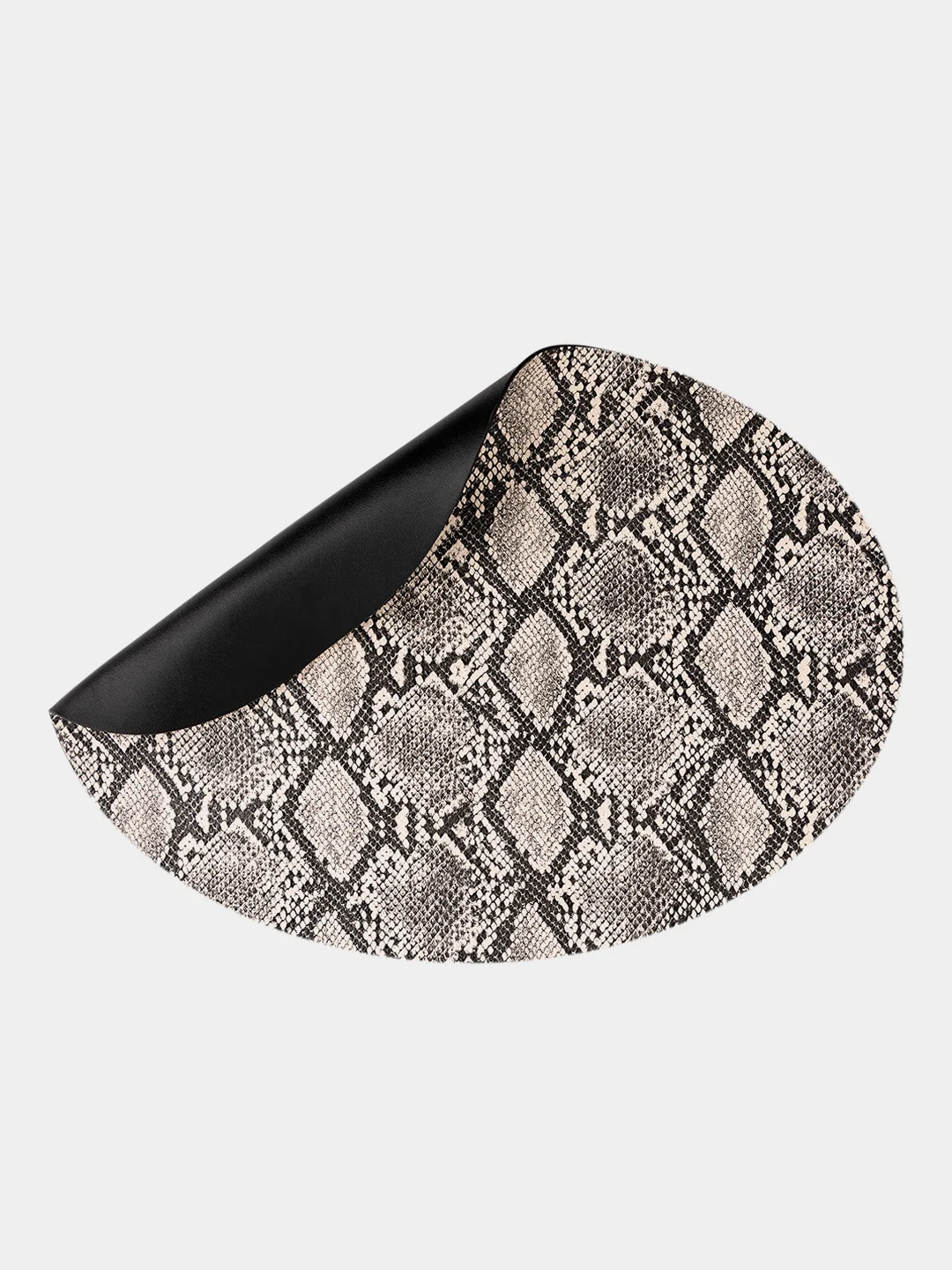 Салфетка сервировочная DeNASTIA "Питон", искусственная кожа, чёрная, 45 х 32 см