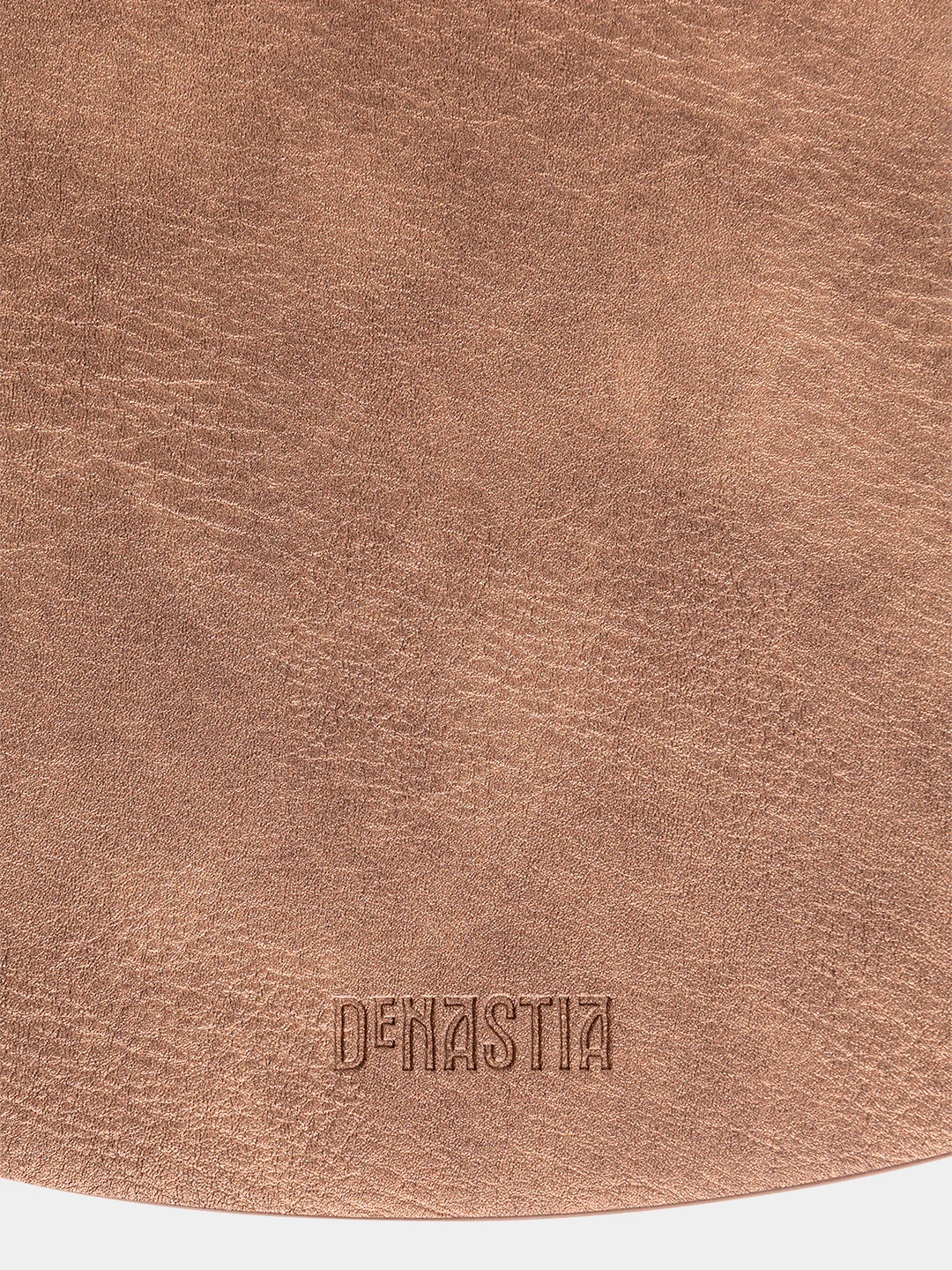 Салфетка сервировочная DeNASTIA "Овал", цвет бронзовый, искусственная кожа, 45 х 32 cм