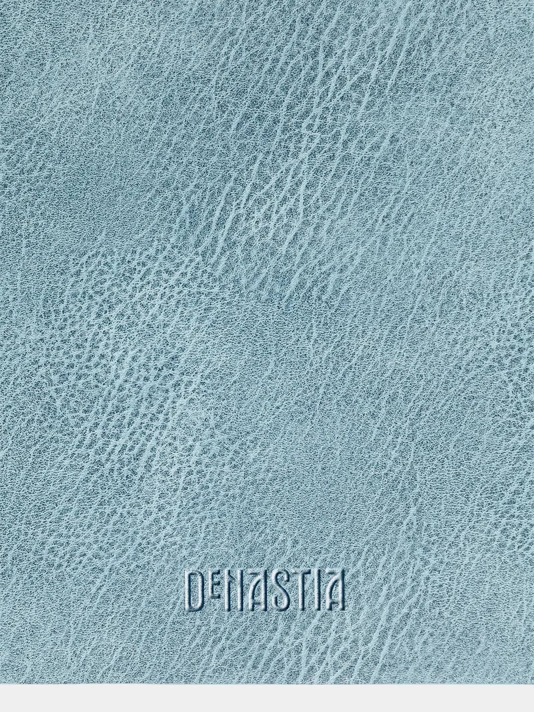 Салфетка сервировочная DeNASTIA, синяя, искусственная кожа, 27 х 40 cм