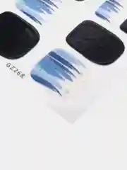 Черный лаковые полоски для педикюра топ лак лаковые наклейки для ногтей слайдер для маникюра