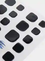 Черный лаковые полоски для педикюра топ лак лаковые наклейки для ногтей слайдер для маникюра