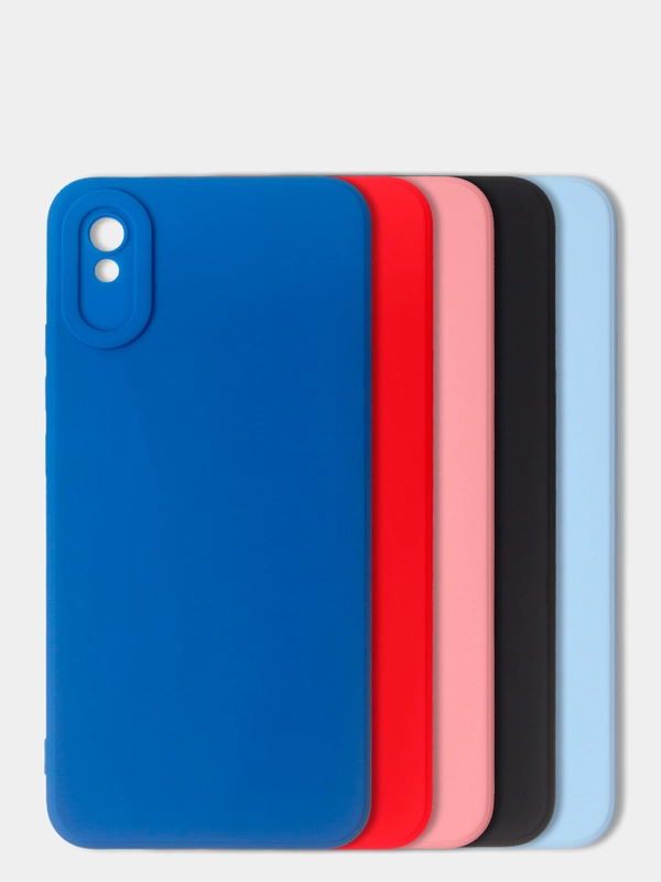 Чехол для Redmi 9A матовый, с дополнительной защитой камеры