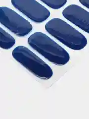 Лазурный лаковые полоски  маникюр топ лак лаковые наклейки для ногтей слайдер для педикюра
