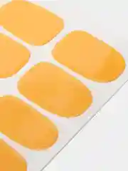 Желтый лаковые полоски  маникюр топ лак лаковые наклейки для ногтей слайдер для педикюра