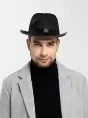 Черный шляпа "Гангстер"  мафия Гэтсби