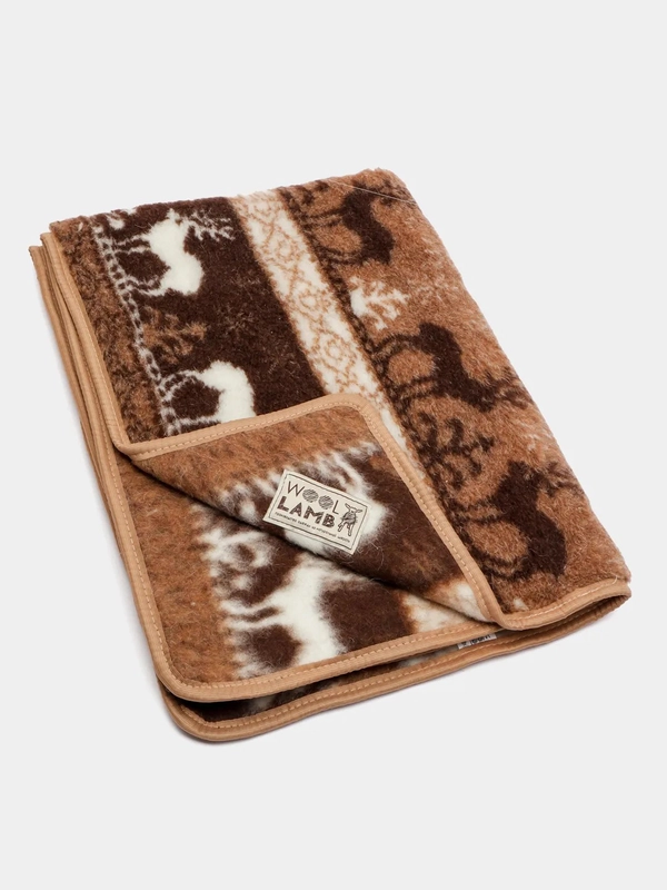 Плед Woollamb меховой детский из овечьей шерсти