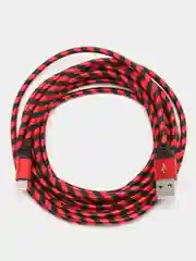 Красный 3 МЕТРА Быстрая зарядка 3А Кабель USB iPhone зарядник провод шнур