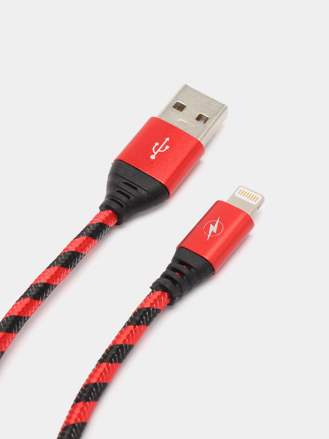 Красный 3 МЕТРА Быстрая зарядка 3А Кабель USB iPhone зарядник провод шнур