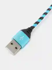 Синий 3 МЕТРА Быстрая зарядка 3А Кабель USB iPhone зарядник провод шнур