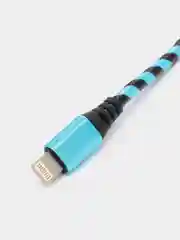 Синий 3 МЕТРА Быстрая зарядка 3А Кабель USB iPhone зарядник провод шнур