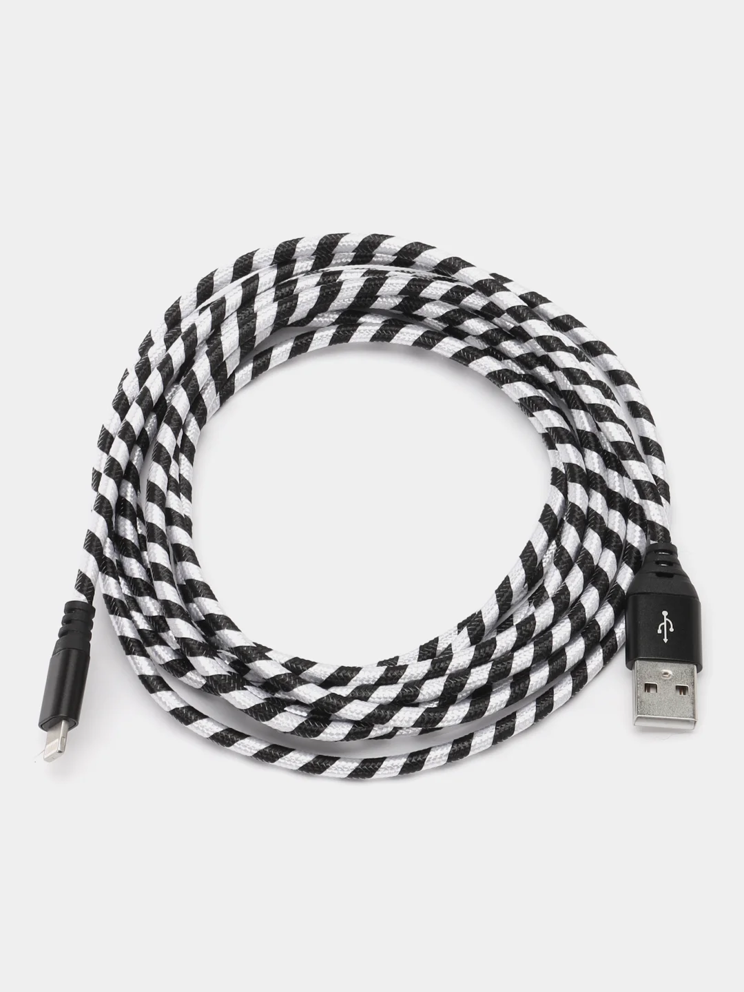 Белый 3 МЕТРА Быстрая зарядка 3А Кабель USB iPhone зарядник провод шнур