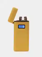 Желтый подарочный набор Зажигалка бензиновая, бензин