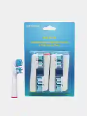 Светло-синий насадки сменные для электрической зубной щетки Oral-B, Braun (Орал-Би, Браун)