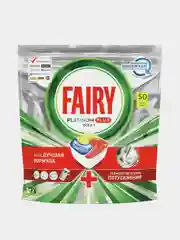 Капсулы для посудомоечной ашины Fairy Platinum Plus Все-В-Одном Лимон, 50 штук