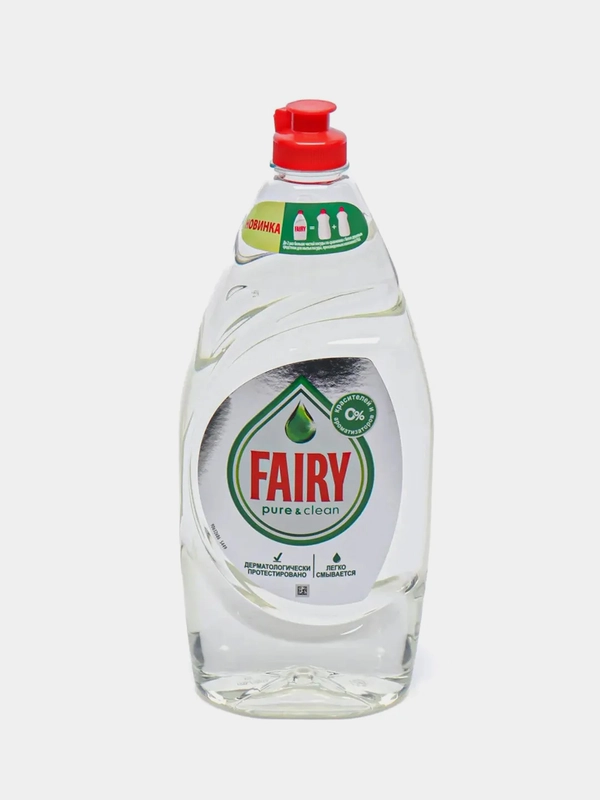 Средство для мытья посуды "Pure & Clean", 900 мл, Fairy
