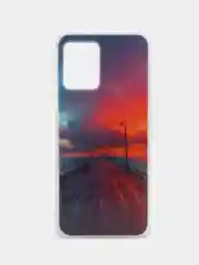 Рыжий чехол Realme 8i / Narzo 50 4G Реалми  8Ай / Нарзо 50 4G силиконовый с рисунком